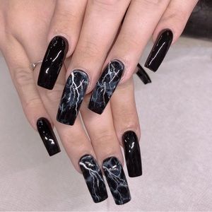 Press on nails| gel press on | High quality| code m19